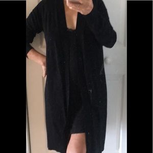 Verve Black Long Sweater.